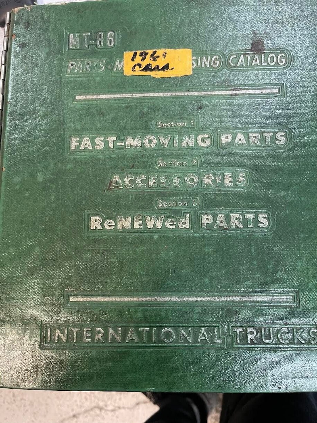 1961 Chrysler Plymouth Valiant Imperial Desoto Parts Catalog Binder