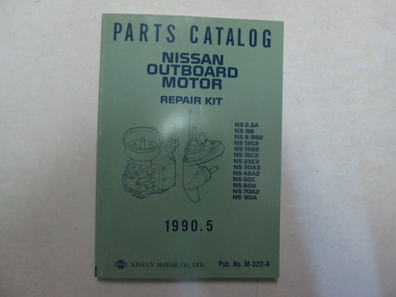 1990 Nissan Outboard Motor Repair Kit Parts Catal… - image 1