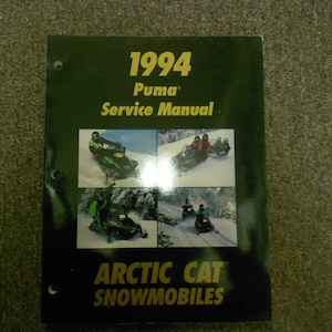 1994 Arctic Cat Puma Service Repair Shop Workshop Manual FACTORY OEM BOOK 94 x