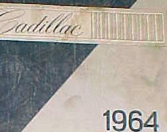 1964 Cadillac Eldorado Sevilla Reparatiewerkplaats Servicehandleiding Gloednieuwe herdruk