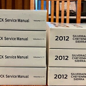 2012 Chevy Silverado & Gmc Sierra Ck Truck Service Shop Reparatur Handbuch Oem Gm