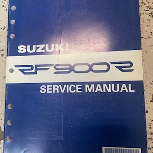 1995 1996 97 1998 Suzuki RF900RS RF900RT RF900RV Service Manual 99500-39124-03E