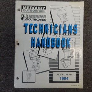 1994 Mercury Mariner Technicians Handbook Shop Manual Factory Oem Book 94