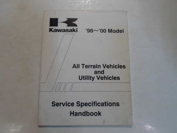 1998 2000 Kawasaki ATV Utility Vehicles Service S… - image 1