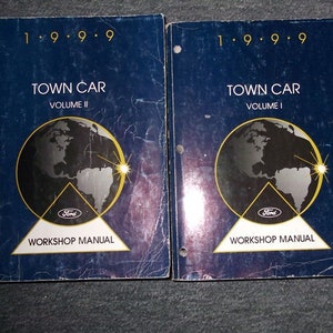 1999 Lincoln Town Car Service Shop Workshop Manual Set Oem 99 Factory