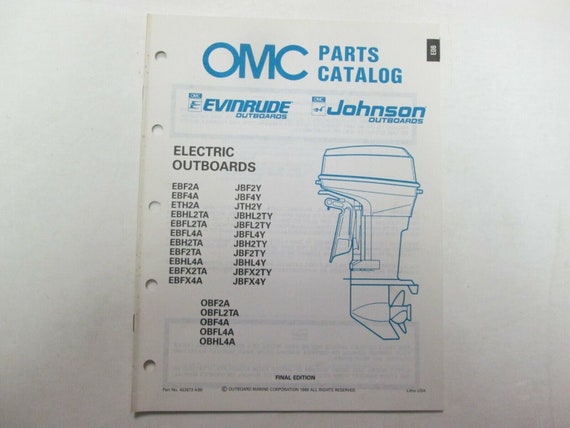 1990 OMC Johnson Evinrude Electric Outboards Part… - image 1