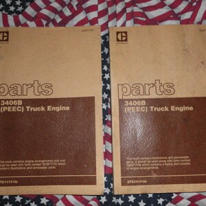 Caterpill 3406B PEET LKW Motorteilebuch Set