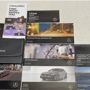 2021 Mercedes BENZ S CLASS  Owners Operators Manual Set
