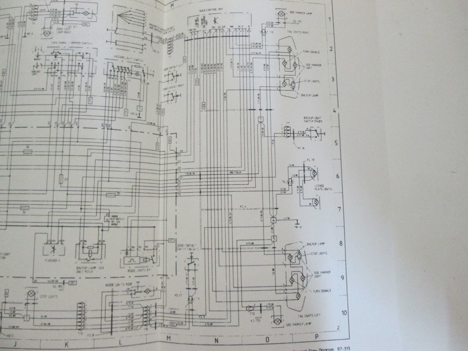 Porsche 944 S Turbo Model 89 Wiring Diagrams Manual FACTORY OEM Book