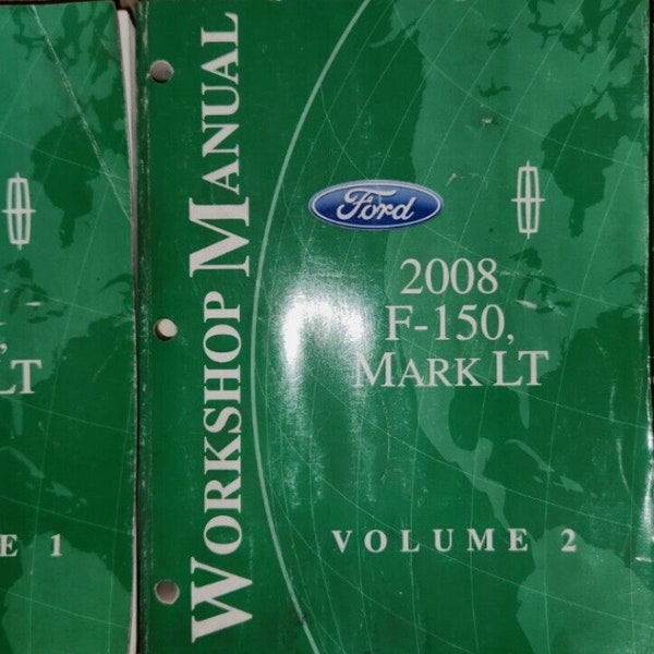 2008 Ford F-150 F150 Truck Lincoln Mark Lt Service Shop Repair Manual Set W Ewd