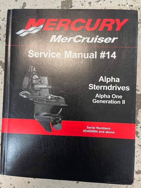 Mercury Mercruiser Alpha Sterndrives Alpha One Genera… Gem