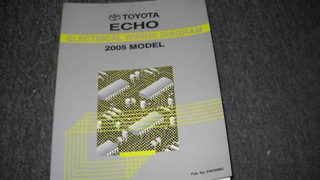2005 TOYOTA ECHO Electrical Wiring Diagram Service Manual EWD Etsy