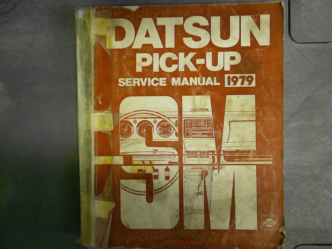 1979 Datsun Pick up Truck Service Repair Shop Manual Etsy