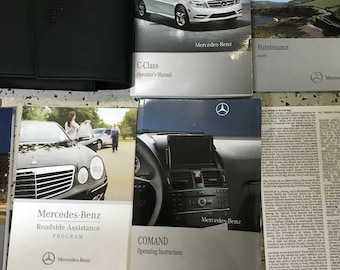 2011 Mercedes Benz C250 C 250 C300 C 350 63 Class Owners Operators Manual Set