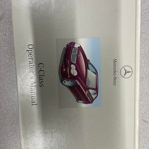 2002 Mercedes Benz C Class C Class Models Owners Operators Manual Oem