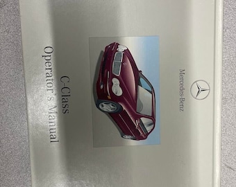 2002 Mercedes Benz C Class C Class Models Owners Operators Manual Oem