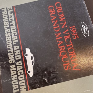 1995 Ford Crown Victoria Lincoln Town Car Grand Marquis Wiring Manual