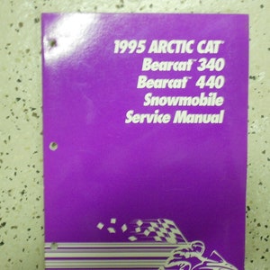 1995 ARCTIC CAT Bearcat 340 & 440 Service Shop Manual