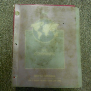 1997 Ford Lincoln Continental Service Repair Shop Manual Water Damaged 2Nd Editi