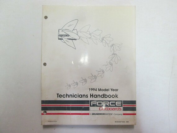 1994 Force Outboards Technicians Handbook Manual … - image 1