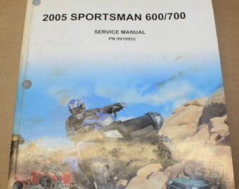 2005 2006 Polaris SPORTSMAN 600/700 Service Shop Workshop Repair Manual 9919952