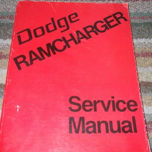 1974 Dodge Ramcharger Truck Service Shop Repair Manual Factory Diesel Oem X