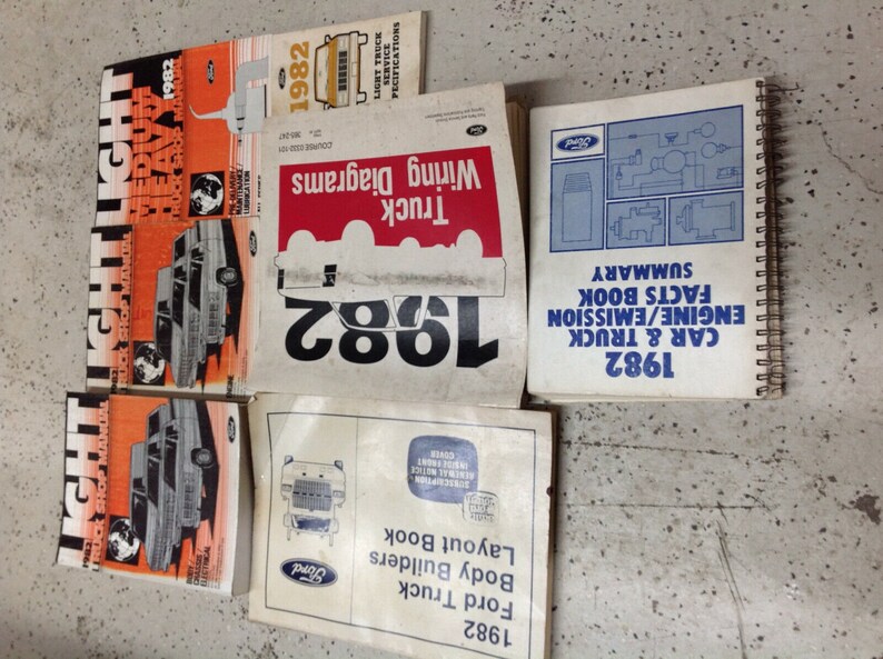 Purchase 1984 Ford F-150 F150 250 350 F350 Bronco Truck Service Shop Repair Manual Set In - Foto 10