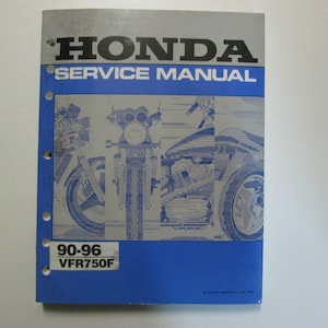 1990 1991 1992 1993 1994 1995 1996 HONDA VFR750F Servicereparatiewerkplaatshandleiding NIEUW