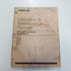 Caterpill 325, 325 L und 325 N Bagger Bedienung & Wartung. Anleitung Wasserschaden