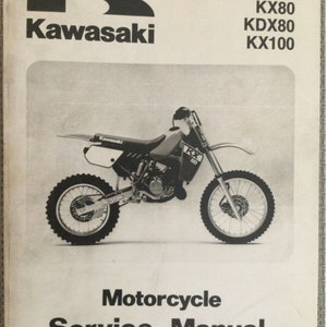 1988 2003 Kawasaki Service Manual KX60 KX80 KDX80 KX100 88-03 99924-1094-08