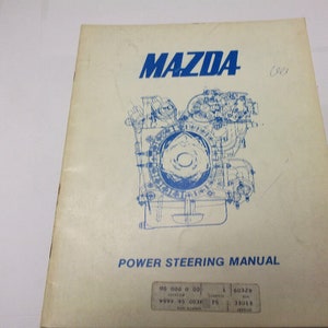 1974 Mazda Power Steering Service Repair Shop Manual OEM
