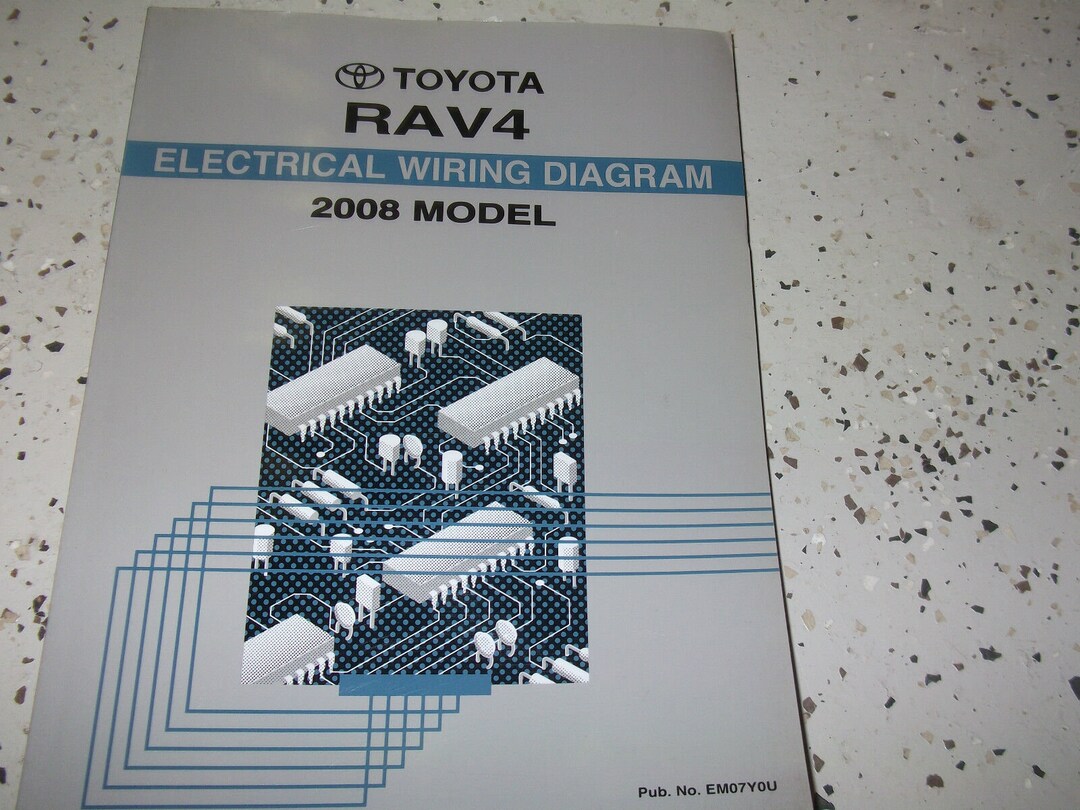 2008 Toyota RAV4 RAV 4 Electrical Wiring Diagram Service Shop - Etsy
