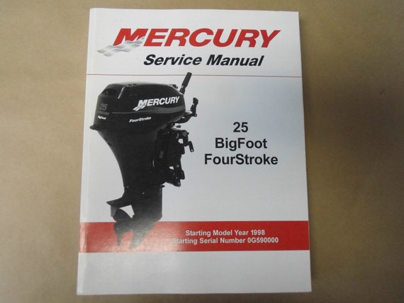 1998 Mercury 25 BigFoot Fourstroke Service Manual… - image 1