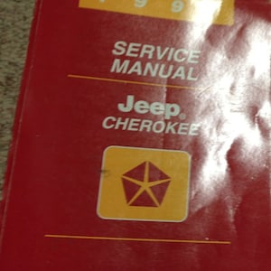1997 Jeep Cherokee Service Repair Shop Manual Factory Oem Mopar Book
