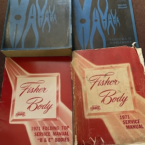 1971 Pontiac Firebird Trans AM GTO Service Shop Repair Manual Set W Body + Supp