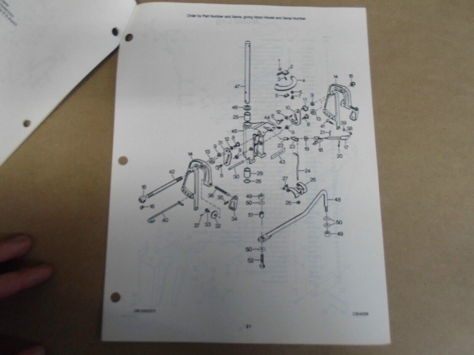 1987 Force Outboards Parts Catalog 35 HP OB 4098 OEM Boat 87 Etsy