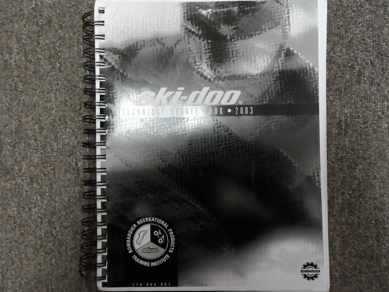 2003 Ski Doo Technical Update Book Manual Factory Dealer Ship Oem Book B/W Cover image 1