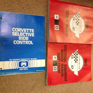1988 Chevrolet Chevy Corvette Service Shop Repair Manual Set W Ewd + Training