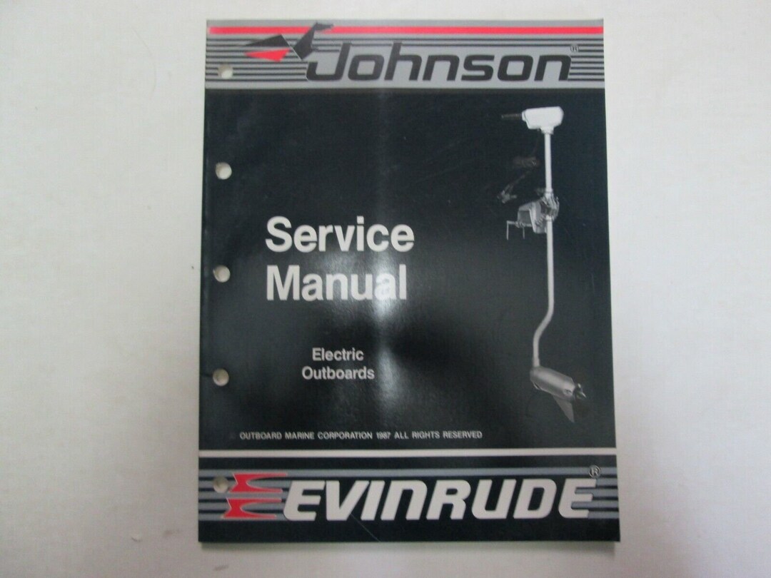 Manuel D'entretien Johnson/Evinrude 1987 (modèles CU 88-110 Et 150-175 CV) - Pièce N°507618 D'occasion