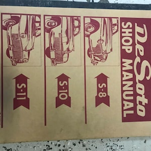 1941 1942 1943 1944 1945 1946 1947 1948 Desoto Shop Service Repair Manual NEW