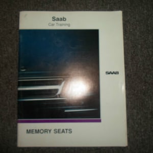 1991 Saab Memory Seats Car Training Service Shop Manuel Usine OEM Livre 91