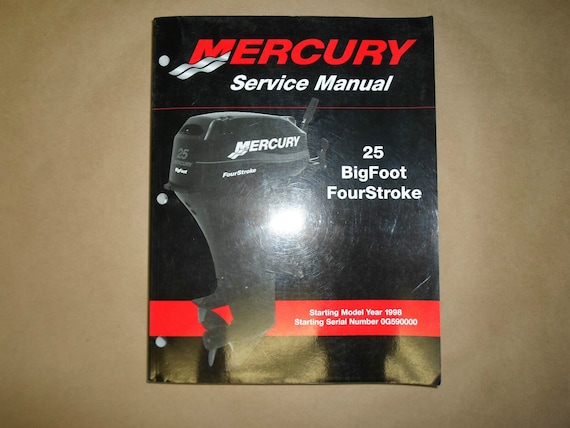 Mercury 25 BigFoot Fourstroke Service Shop Manual… - image 1