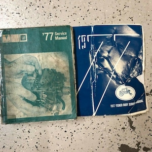 1977 PONTIAC Grand Prix Firebird Bonneville Service Repair Manual Worn Tears 77