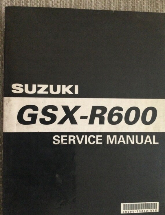 2001 2003 Suzuki GSX-R600 GSXR600 Service Shop Manual 99500-35082