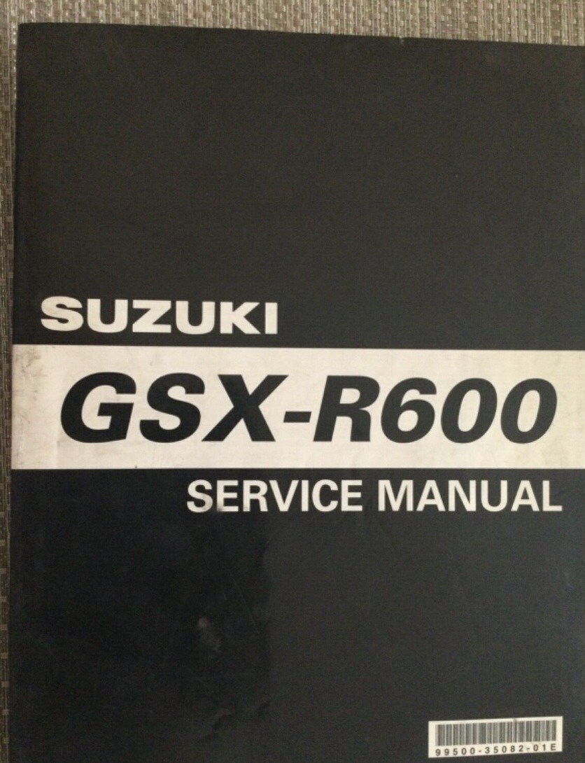 2001 2003 Suzuki GSX-R600 GSXR600 Service Shop Manual 99500-35082