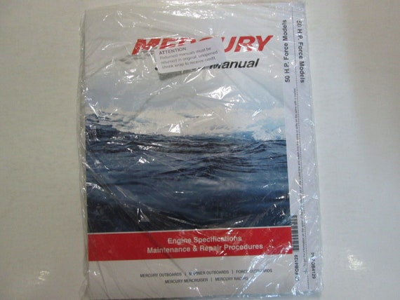 Force Outboards 50 HP Service Shop Repair Manual 90-F… - Gem