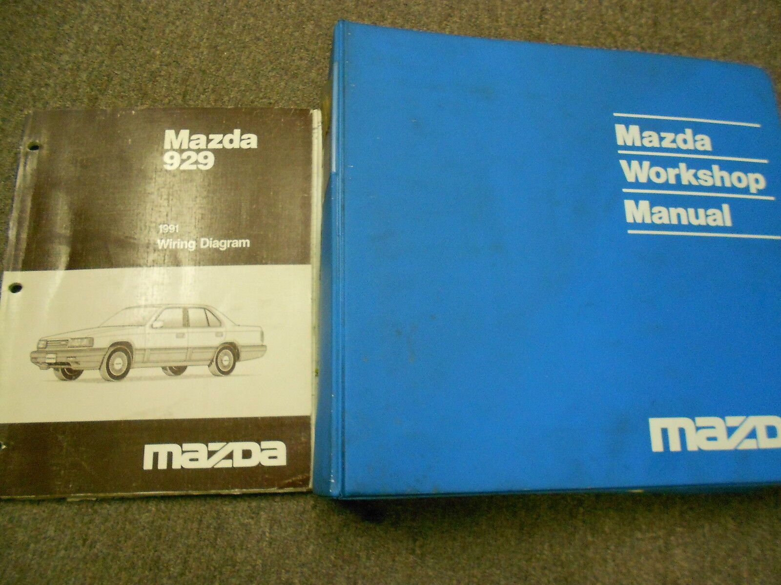 1991 Mazda 929 Service Repair Shop Workshop Manual Set W Wiring