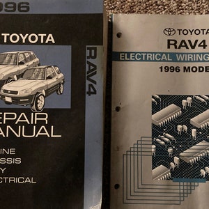 1996 Toyota Rav4 Rav 4 Service Shop Repair Workshop Manual Set W EWD