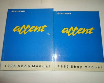 1995 Hyundai Accent Service Repair Shop Manual Set