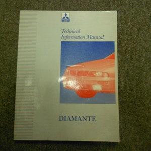 1997 MITSUBISHI Diamante Technical Information Service Repair Shop Manual OEM 97